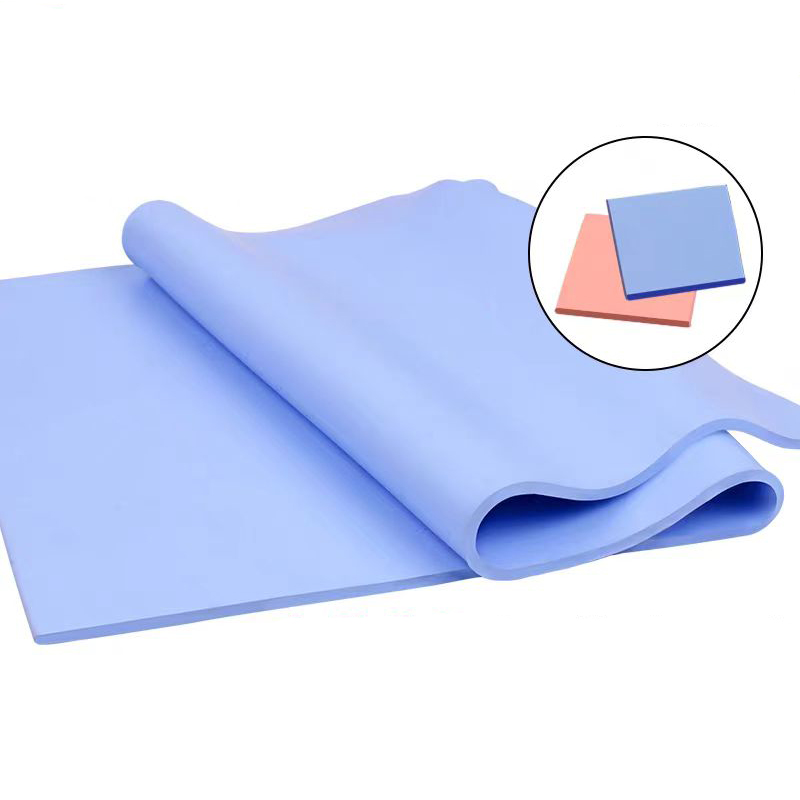 Thermally conductive silicone sheet