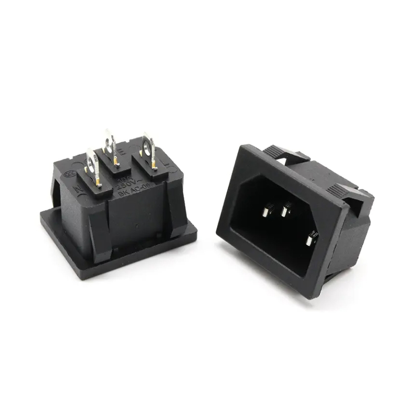 AC-05 power socket C14 10A 250V 3pin plug