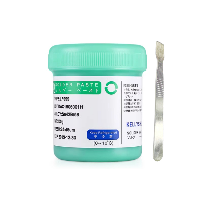 LF999 lead free low tempereture solder paste 138°C 200g 500g